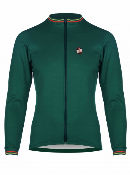 Bonette langarm // british racing green
